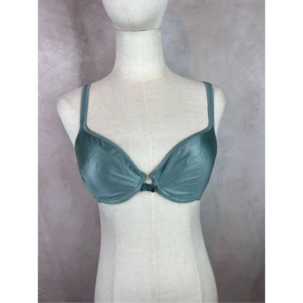 Green Lace Unpadded Victoria’s Secret Bra 34B